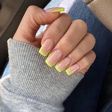 Neon yellow nails neon acrylic nails yellow nails design neon nails pink nails my nails ambre nails neon nail designs nagellack trends. 30 Ideas To Pull Off Amazing Yellow Acrylic Nails