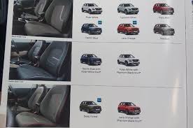You get the venue chassis painted in denim dark blue color, while the roof and several other body parts are painted in white. Hyundai Venue Interior And Exterior Colour Details Leaked Online Autocar India