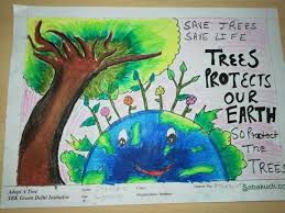 Why We Need To Save The Trees And What S Importance Of Trees In Our Life Adopt At Least One Tree As Nature Drawing For Kids Save Earth Drawing Earth Drawings