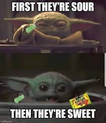 The Real Baby Yoda On Instagram Babyy Y0da Yoda Funny Yoda Meme Star Wars Memes