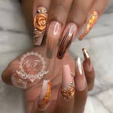 You will get many shapes of nails such as leopard nails, acrylic nails. 20 Autumn Acrylic Nail Art Designs Ideas Nail Art Designs Fall Nail Designs Nail Designs