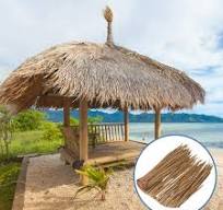 Eease Bamboo Fencing & Thatch Tiki Hut Roofing - Walmart.com