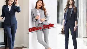 How to wear blazers in different ways? Awesome Women Office Wear Formal Pant Shirt And Blazer Style Beautiful Formal Dress For Ladies Youtube