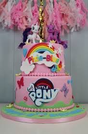 Friendship is magic at a my little pony birthday party! My Little Pony Birthday Cake No K065 Creative Cakes