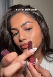 Black Cherry Sheer Lipstick Review from e.l.f. Cosmetics