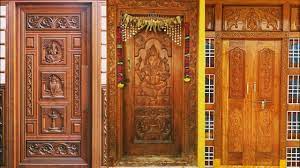 A glass porch warrants a simple wooden door with large windowpanes. 2020 Traditional Wooden Front Door Desing Collection Wooden Front Door Ideas Youtube