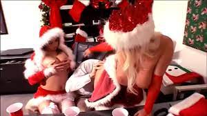 Couple of b.-taking curves in Santa's suits help dude to relieve his  aloneness during Christmas night at his office - XVIDEOS.COM