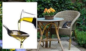 Painted furniture ideas 5 best paint for outdoor. Garden How To Refresh Your Old Garden Furniture Using Olive Oil And Paint Express Co Uk
