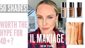 Finally doing a full face review of il makiage. Il Makiage Woke Up Like This Foundation Review Wear Test For 40 Youtube