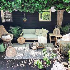 Natural Home Design Patio Decor Bohemian Garden Design Backyard Decor