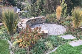 Best dining in brunnen, canton of schwyz: Herbstgrusse Aus Dem Hanggarten Mit Kleinem Runden Sitzplatz Garten Und Landschaftsplanung Brigitta Oetken