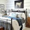 Vintage farmhouse bedroom decor ideas. 3