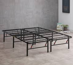 It removes the need to purchase box springs as it has strong wooden slats. Mattress Firm Deluxe Raised Metal Platform Frame Easy Assembly