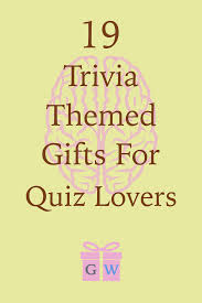 Each believer has a special spiritual gift to build up the body of christ. 19 Trivia Themed Gifts For Quiz Lovers Trivia New Things To Learn Quiz