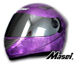 Black And Purple Motorcycle Helmet Masei Purple Ice Chrome 830 Full Face Motorcycle Helmet Free Shipping Motorcycle Helmets Purple Motorcycle Harley Davidson Fatboy Ape Hangers