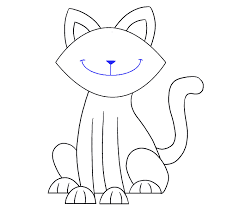 Today i will show you how to draw cheshire cat easy, step by step.this is going to be a simple, fun lesson and i'm sure you won't be sorry when you tackle the concept. How To Draw A Cartoon Cat Face Easy Learn How To Draw