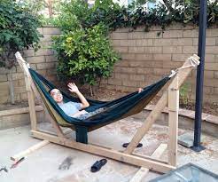 Easy Diy Hammock Stand Gamak V Sadu Gamak Mebel Dlya Dvora