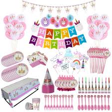 Party supplies for every occasion! Unicorn Theme Birthday Decoration Items For Kids Party Unicorn Theme Birthday Crockery Items At Rs 1500 Unit Meerut Id 21281996662