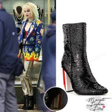 Harley Quinn Birds Of Prey Sequin Jacket Pin By Nero Opaco On Pop Culture In 2020 Fashion Looks Fashion Sequin Boots