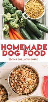 Homemade Dog Food Recipe College Housewife Recipe Dog Food Recipes Healthy Dog Food Recipes Dog Food Recipes Crockpot