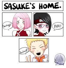 I don't know why everyone chooses to pick on those two the most (sometimes even kakashi). Emergency Blazing Blue Naruto Funny Naruto Sasuke Sakura Naruto Shippuden Anime