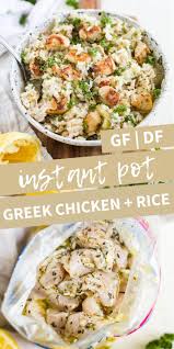 Instant Pot Greek Chicken And Rice What Molly Made Recipe In 2020 Instant Pot Dinner Recipes Gluten Free Instant Pot Recipes Instant Pot Recipes Chicken