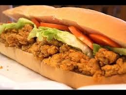 Oyster Po' Boy Sandwhich Recipe / Fisherman's Market - YouTube