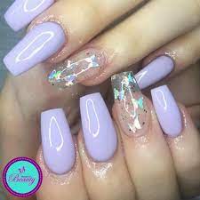 Maybe you would like to learn more about one of these? House Of Beauty Clear Acrylic Nails With Summer Butterflies Facebook