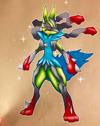 I'm here bringing you another awesome giveaway! Shiny Mega Lucario Prismacolor Pencils 9x11 Pokemon