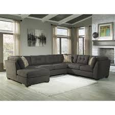 Ashley Furniture Delta City 3 Piece Right Facing Sectional In Steel Walmart Com Walmart Com