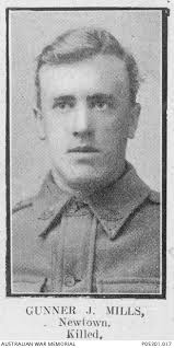 Studio portrait of 1969 Gunner (Gnr) Jack Leslie Mills, 2nd Divisional  Trench Mortar Battery, of ...