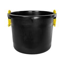 Listed tub handles manufacturers, suppliers, dealers & exporters are offering best deals for tub handles at your these high quality round plastic tubs with rope handles are made from very high quality plastic raw material which ensures high du. 40 Quart Black Multi Purpose Bucket U S Plastic Corp