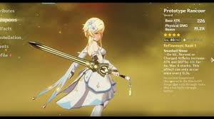 Genshin Impact Northlander Sword Prototype Locations Recipes Gamezo