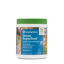 Meal replacement & meal and exercise plan. Amazing Grass Alkalize Detox Powder 8 5 Oz