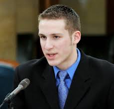 February 15, 2008 Minnesota's newest State Sena- tor, Sen. Kevin Dahle  (DFL- Northfield), recites the Pledge of Allegiance dur