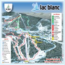 Espace nordique (sentiers raquettes et ski de fond balis�s) ; Plan Des Pistes Du Lac Blanc France Montagnes Site Officiel Des Stations De Ski En France