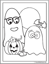 Printable coloring and activity pages are one way to keep the kids happy (or at least occupie. 72 Halloween Printable Coloring Pages Jack O Lanterns Spiders Bats