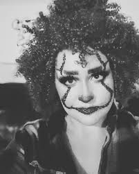 Just eight days (including today) until #halloween!!! I'm gonna be counting  down the days with different makeup looks, so here's the first one, a  #bedazzled pennywise the clown. #instamuas #clownmakeup  #countdowntohalloween #lucky13 #