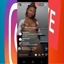 Hottest Tswana Girl Instagram Live Boobs Tease 