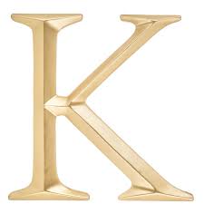 Condition is new with tag. Gold Letter Wall Decor K Hobby Lobby 80855438