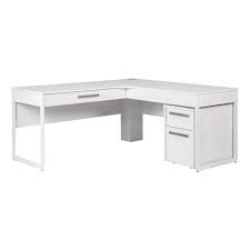 Realize your home office dreams with ashley furniture homestore's selection of office desks, chairs, and bookcases. Ashley Collection L Shaped Manager Office Desk With 2 Drawer Pedestral White Bunnings Australia