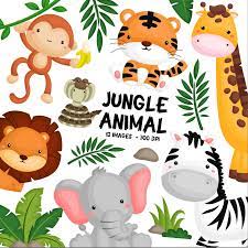 Download Jungle Animal Clipart Cute Animal Safari Clipart Free Svg On Request Animal Clipart Free Clip Art Animal Clipart Free