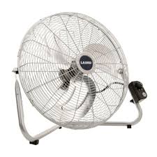 Lasko 20 In High Velocity Floor Or Wallmount Fan In Chrome 2265qm The Home Depot Floor Fan Wall Mounted Fan Lasko