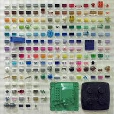 A Chart Of Every Lego Color