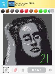 Adele Draw Something Sketch By Oliver Emberton Draw Something Draw Drawings
