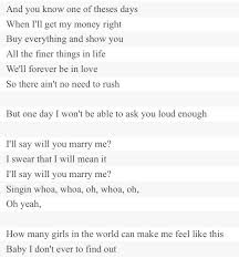 Pin By Jamie Puckett On Music Lyrics Marry Me Jason Derulo Jason Derulo Love Songs