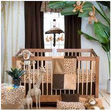 Animal Leopard And Cheetah Print Jungle Baby Nursery Baby Decor Baby Crib Bedding Baby Bed