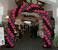 Pink Black And White Balloon Garland