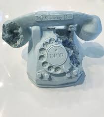 Arsham Studio 3019 On Instagram A Telephone Found In The Archives From Mr Christian Dior S Office Was Recrea Baby Blue Aesthetic Blue Aesthetic Blue Calcite