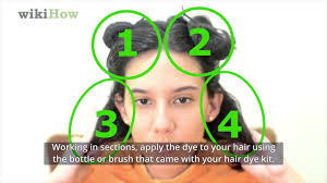 Mix a solution of oxygen bleach and cool water in a washtub or sink, following the product instructions. How To Dye Hair With Pictures Wikihow